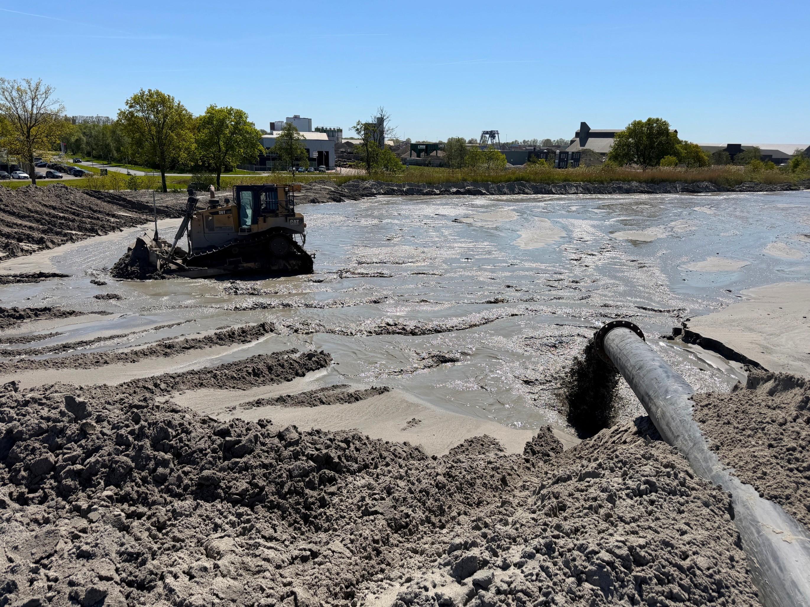 Zandstort Bremenbergplas Meppel